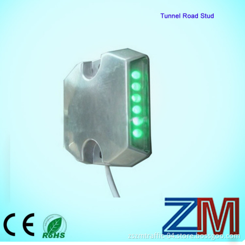 Aluminum 12V Wired Road Stud / Tunnel LED Road Marker for Tunnel